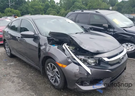 2018 Honda Civic Ex z USA, uszkodzony, nr VIN 2HGFC2F78JH501976